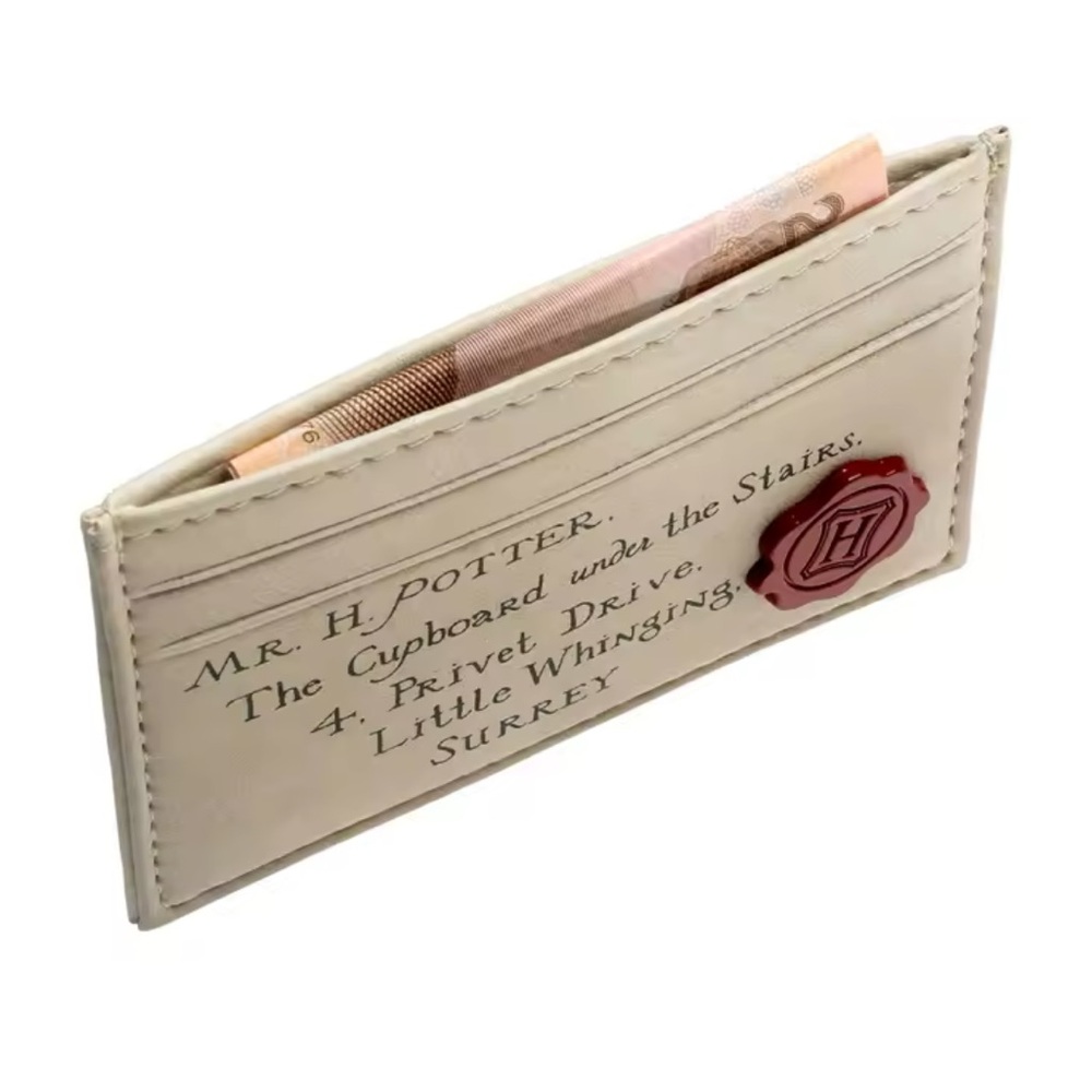 LAST CHANCE: Harry Potter Slim Card Case Hogwarts Envelope - Picture 3 of 3